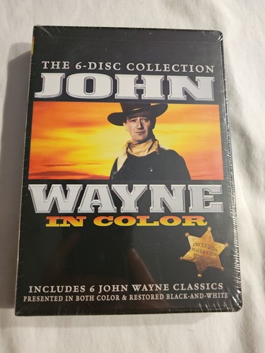 2M DVD 6 Disc JOHN WAYNE COLLECTION In Color w/ Original B