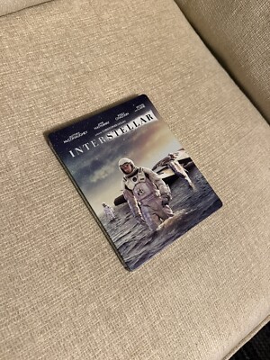 Interstellar (Blu-ray, 2014, Steelbook Edition) NO DENTS! Small Rusting-See Pics