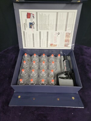 Hansol Bu-Hang Massage Professional Cupping Set 17PCS  w/Pump