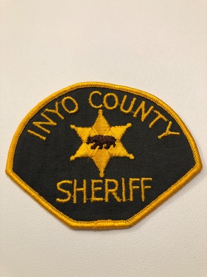 Inyo County California Sheriff Patch