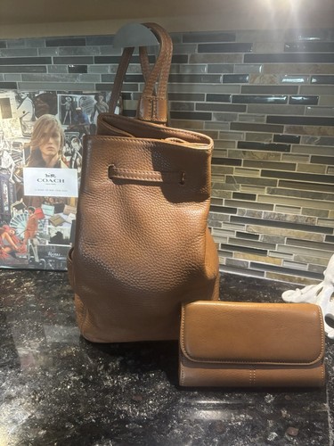 COACH Vintage Sonoma Sling Bag Natural Grain Leather COACH Vintage Sonoma Sling Bag Natural Grain Leather