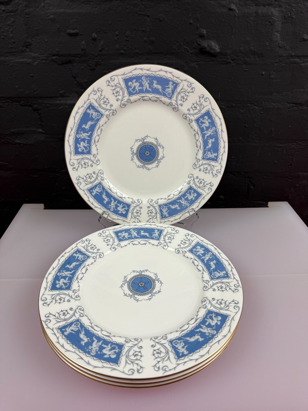Coalport Revelry Dinner Plates 10.75" Wide Set of 4