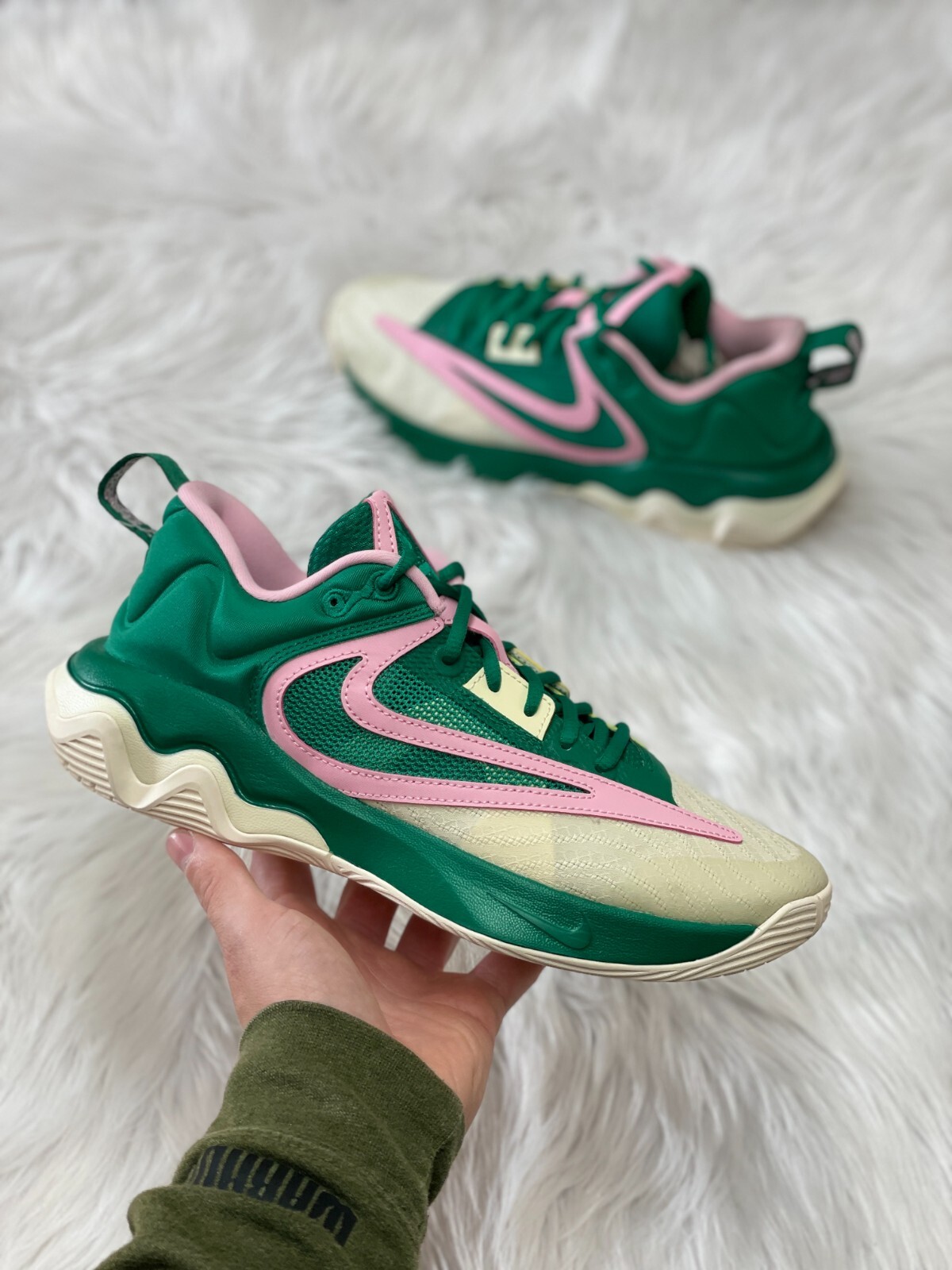 XLARGE スタジャンGreen Nike Giannis Immortality 3 Mens Basketball Shoes Green