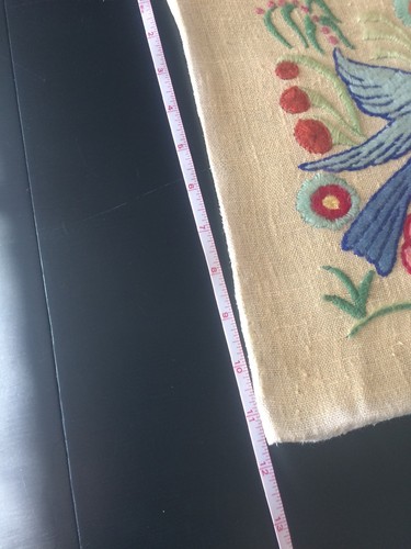 Beautiful Hand Embroidered Birds And Flowers Finished Cloth