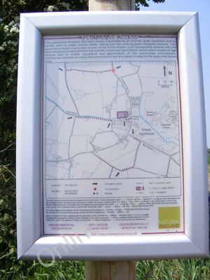 Photo 6x4 Stewardship Scheme Map Great Glemham Off Chapel Lane c2011