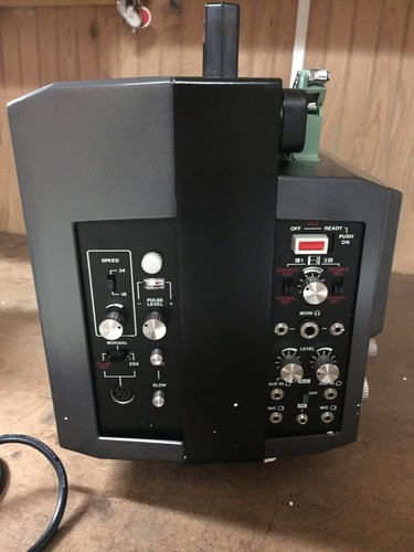 Elmo GS-1200 Super 8mm Stereo Sound Movie Projector In Mint Condition~Tested