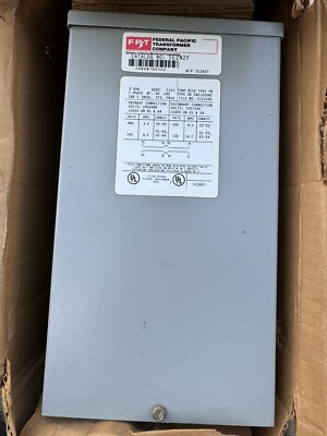 Federal Pacific SE2N2F - 2 KVA Transformer, 1-Phase 240/480 Primary, 120/240 Sec