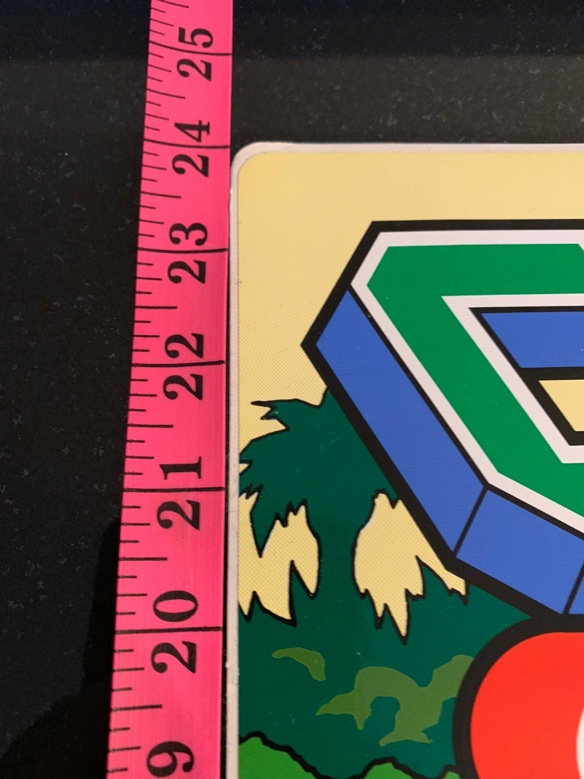 Caliber Fifty CAL.50 Romstar Side Art Cabinet Arcade 1X Vinyl Sticker 1989 NOS