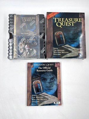 Treasure Quest CD ROM (PC, 1996) Computer Game With Guide New Read