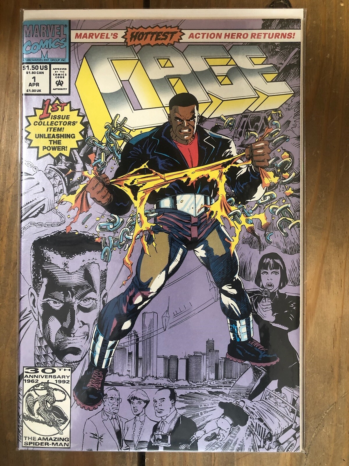 アメコミ　ルーク・ケイジ　エピックコレクション Vol.1 1972-1975 Cage #1 April 1992 1st ISSUE COLLECTOR'S ITEM Marvel Comics