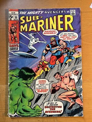 Marvel Comics The Mighty Avengers VS Sub Mariner #35 Mar