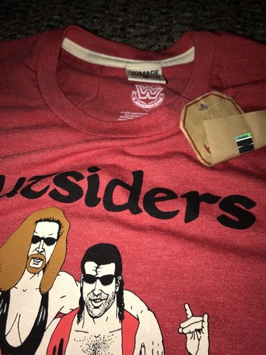 NWO Outsiders Nash Razor Ramon Red Homage Brand Shirt XL $32