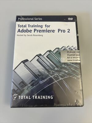   TOTAL TRAINING FOR ADOBE PREMIERE PRO 2 NEW SEALED