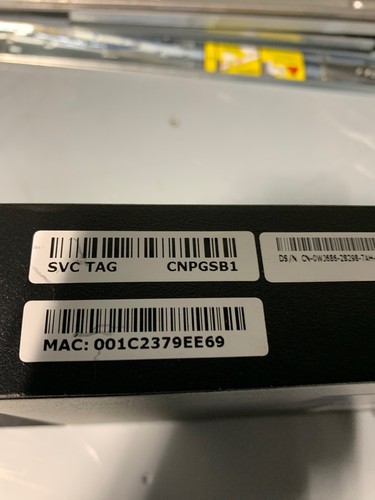 Dell powerconnect 2708 Gigabit web managed switch