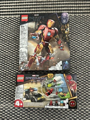 LEGO Super Heroes: Iron Man Figure (76206) + 76184 Spider-Man Vs Mysterio