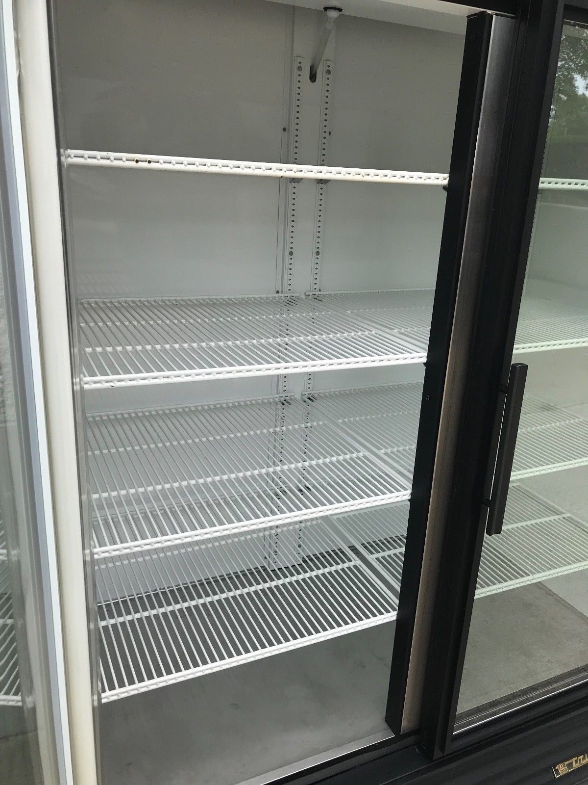 True Two Door Display Reach-in Refrigerator, Grocery...