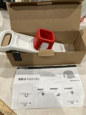 Tupperware Mini Speedy Mando Mandoline Compact Food Slicer