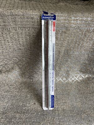 Staedtler  Professional Engineering Triangular Scale - 12'' Length - Aluminum - 1