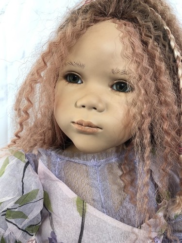 ANNETTE HIMSTEDT 2006 TULANI Gorgeous NO GOLD Face, Lavender Clothes COA, Boxes!