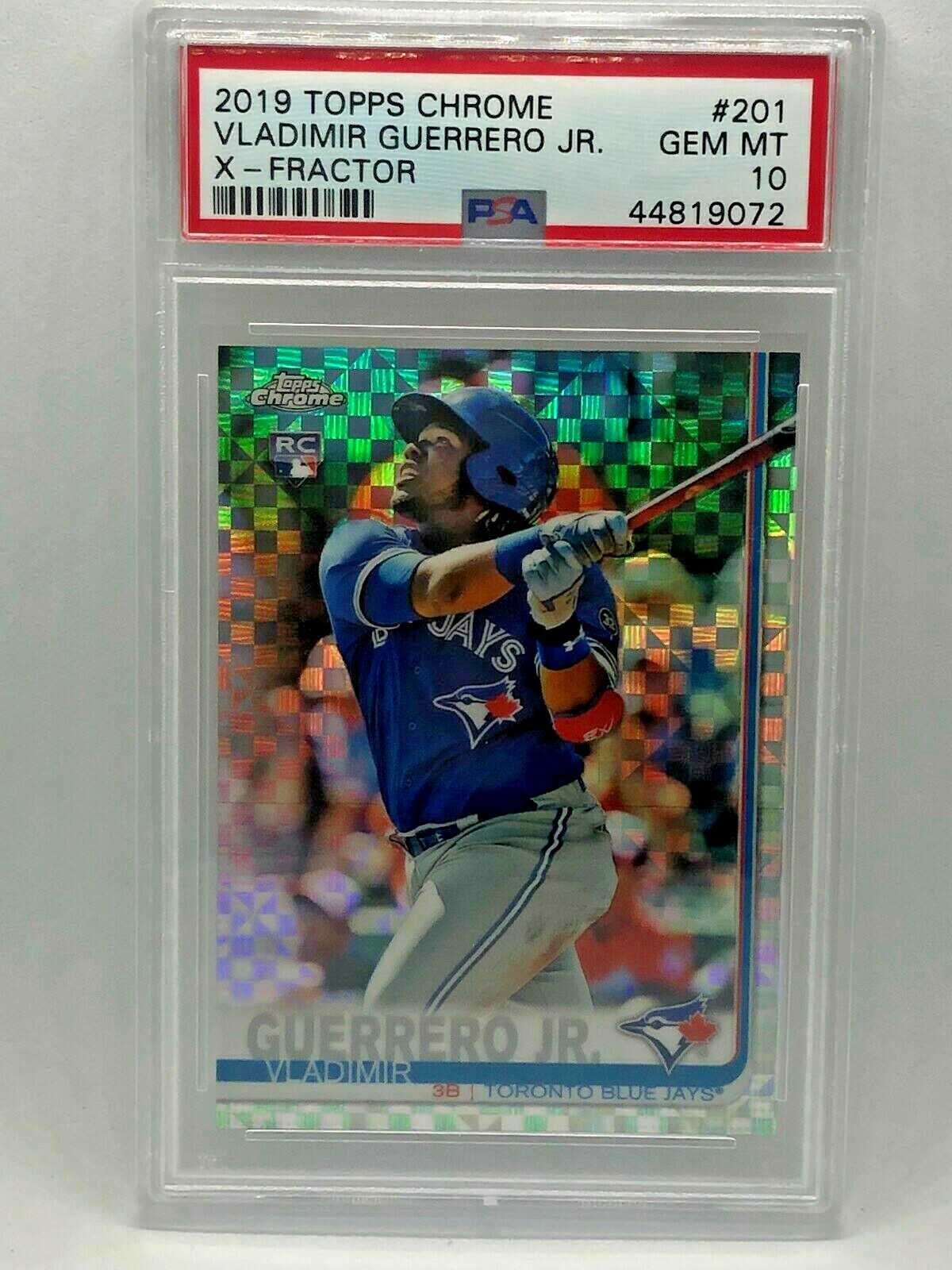 【PSA10】Guerrero Jr. 2019 Topps Chrome RC PSA 10 Vladimir Guerrero JR. Topps Chrome Rookie Card Graded