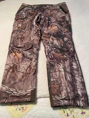Cabelas Realtree Thinsulate  Thick Lined Hunting Pants Mens Measured 42 W 32 L