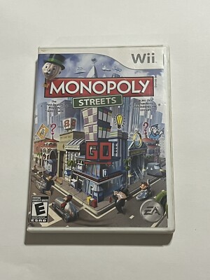 Monopoly Streets Nintendo Wii Complete In Box With Manual Tested