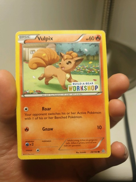 vulpix build a bear discontinued