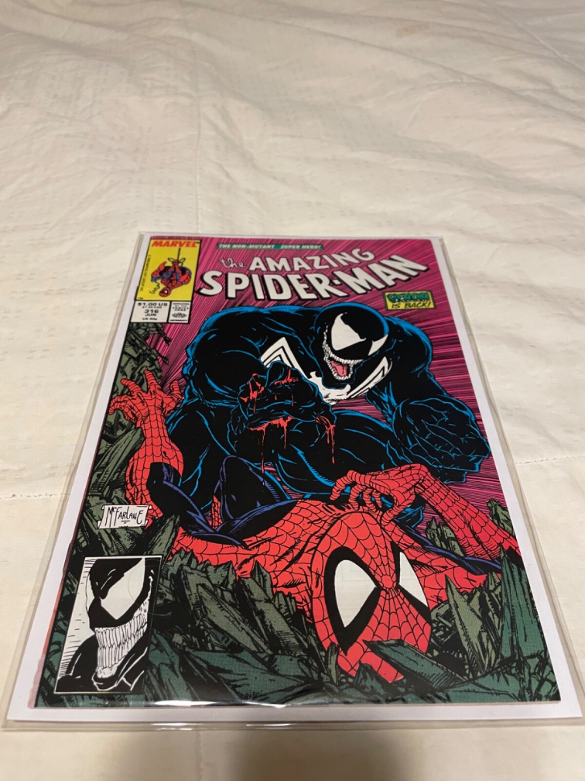 アメコミ 131 Amazing Spider-Man #316, first Venom cover! | eBay