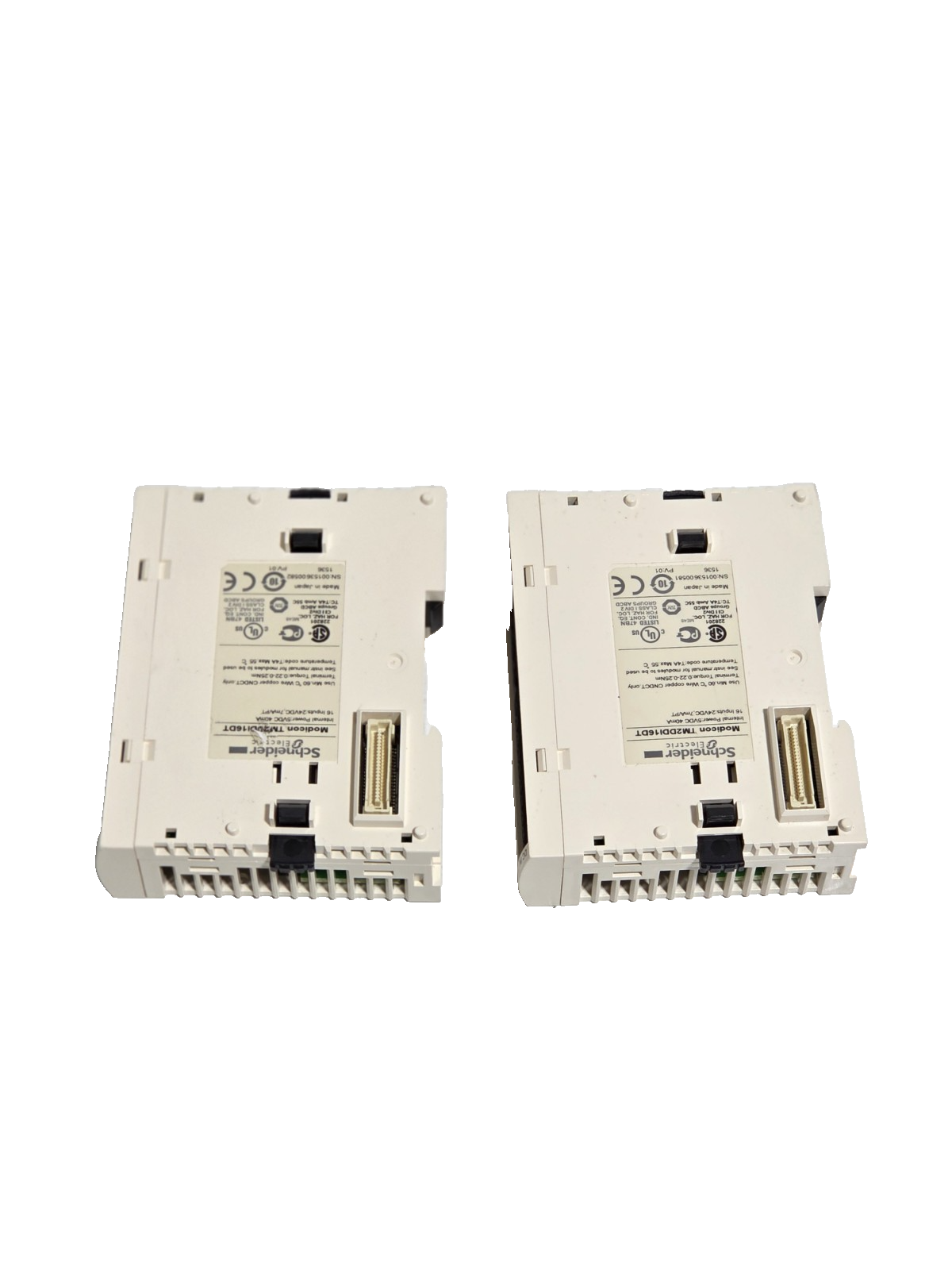 Lot 2 Schneider TM2DDI16DT PLC Input Module