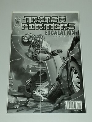 TRANSFORMERS ESCALATION #1 BLACK & WHITE NM+ (9.6 OR BETTER) NOVEMBER 2006 IDW