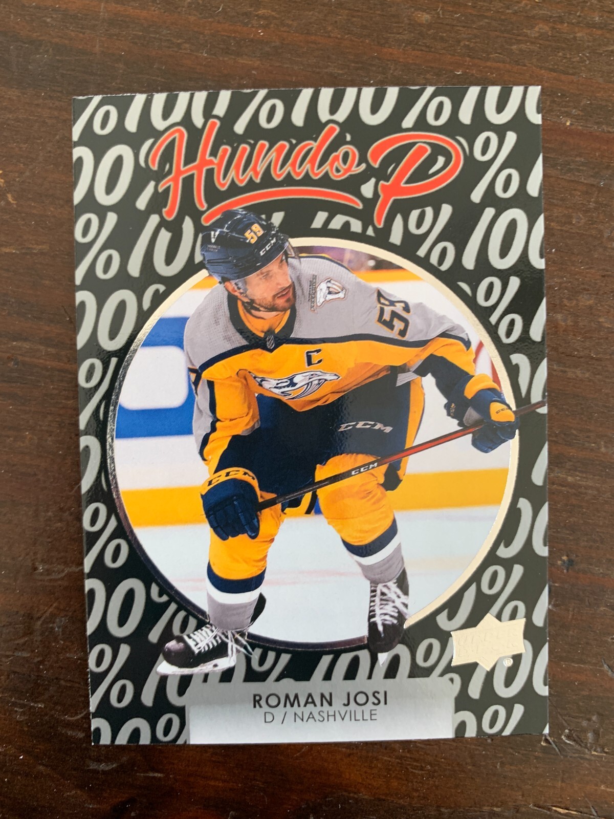 2021-22 Upper Deck Hundo P #HP22 Roman Josi - Nashville