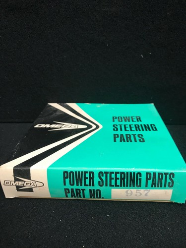 NOS Vintage Omega Power Steering Parts No. 957 Pre-formed return hose fitting