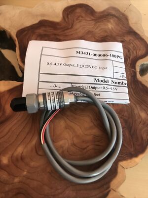 Pressure Sensor 100 PSIG 1/8 NPT 0.5 -4.5V