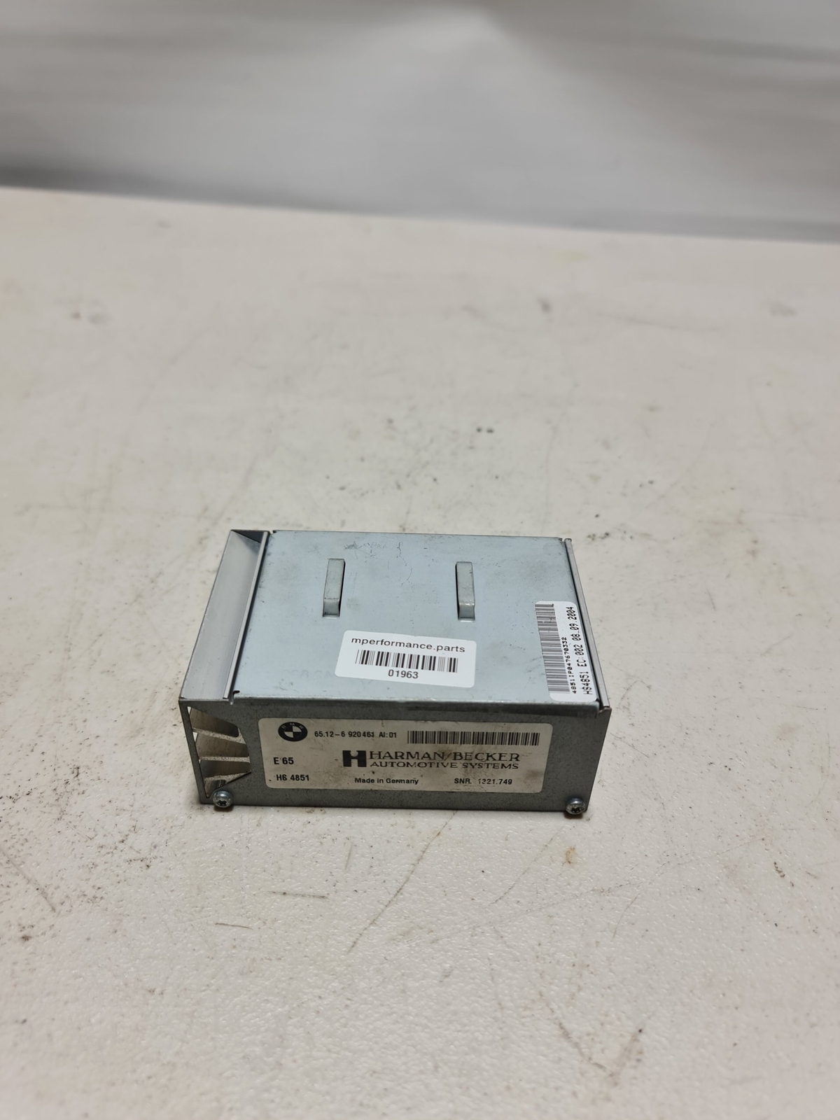 0 Bmw 2002-2010 65-12-6-920-461 65126920461 Amplifier Stereo/Hifi 6920461 image 5