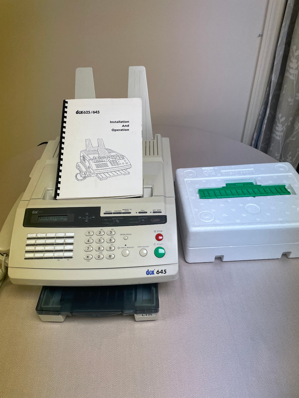 【昭和レトロ】綾野製作所 mackenzie マッケンジー 電話FAX台 昭和レトロ】綾野製作所 mackenzie マッケンジー 電話FAX台