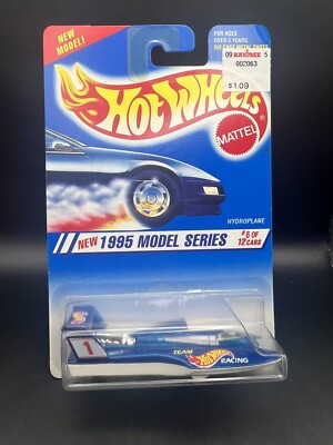Hot Wheels 1995 Model Series Hydroplane Collector #346 Drag Boat