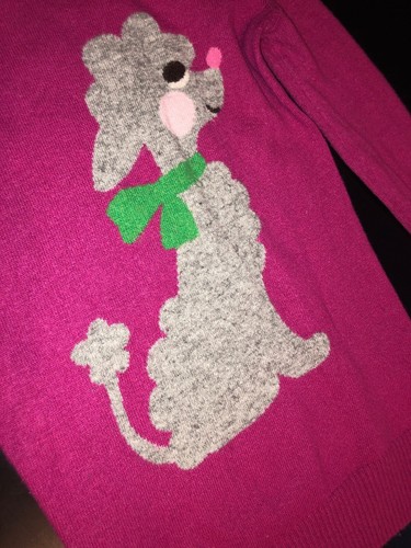 Mini Boden Poodle Sweater Sz 3-4