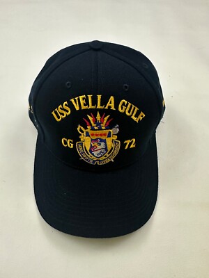 USS Vella Gulf CG 72  The Corps US Blue Baseball Cap Hat One Size