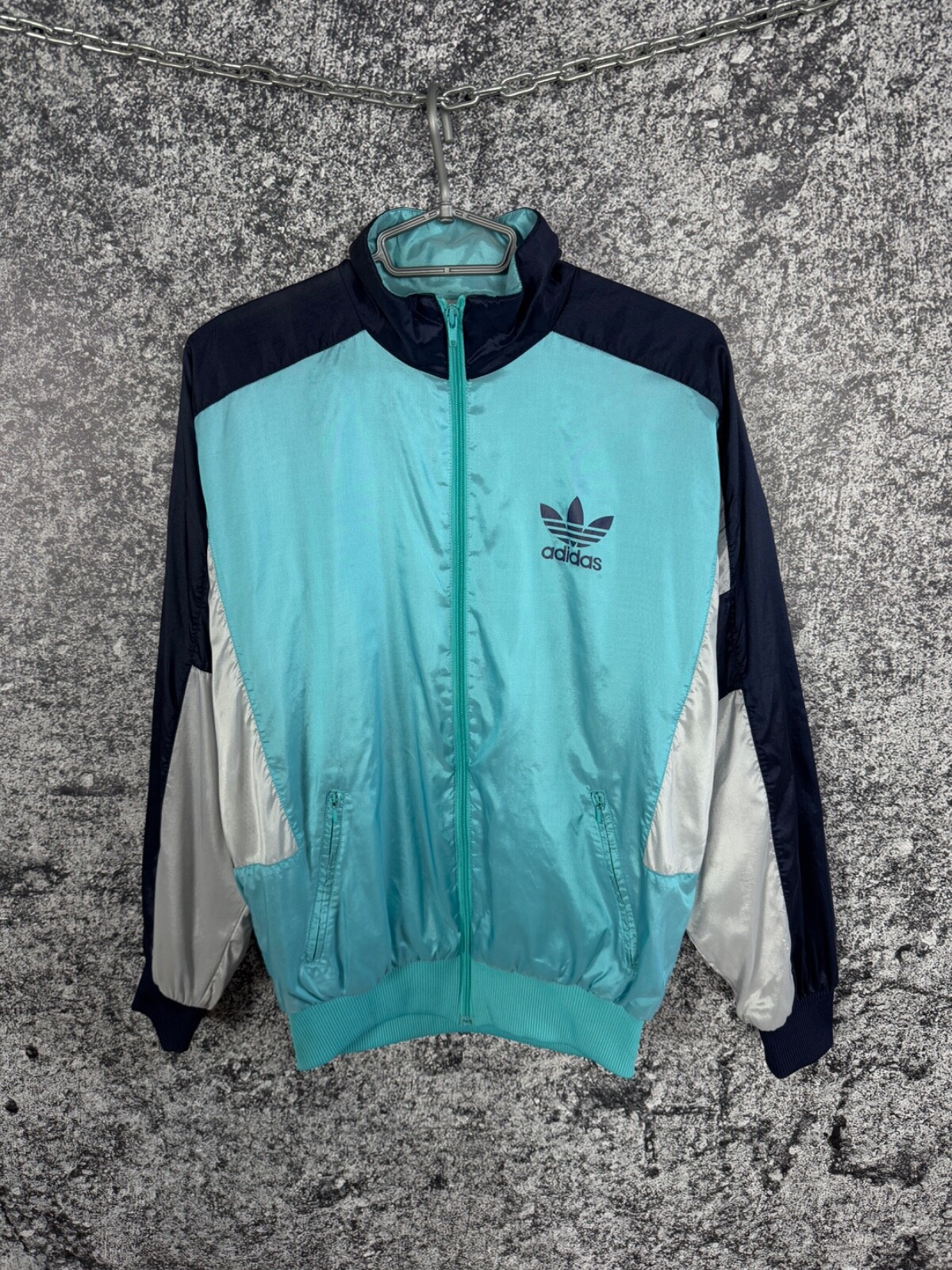 ジャケット・アウター Adidas Vintage nylon jacket 90s Men's Adidas Vintage Nylon Full Zip Jacket Windbreaker 90s