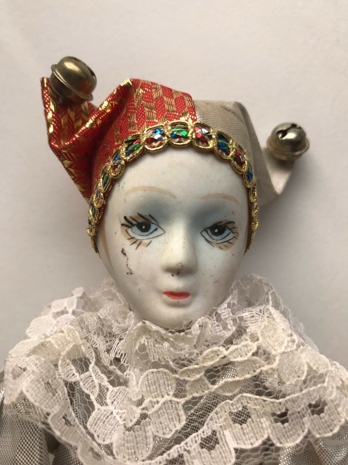 Porcelain Clown Decorative Doll - 8
