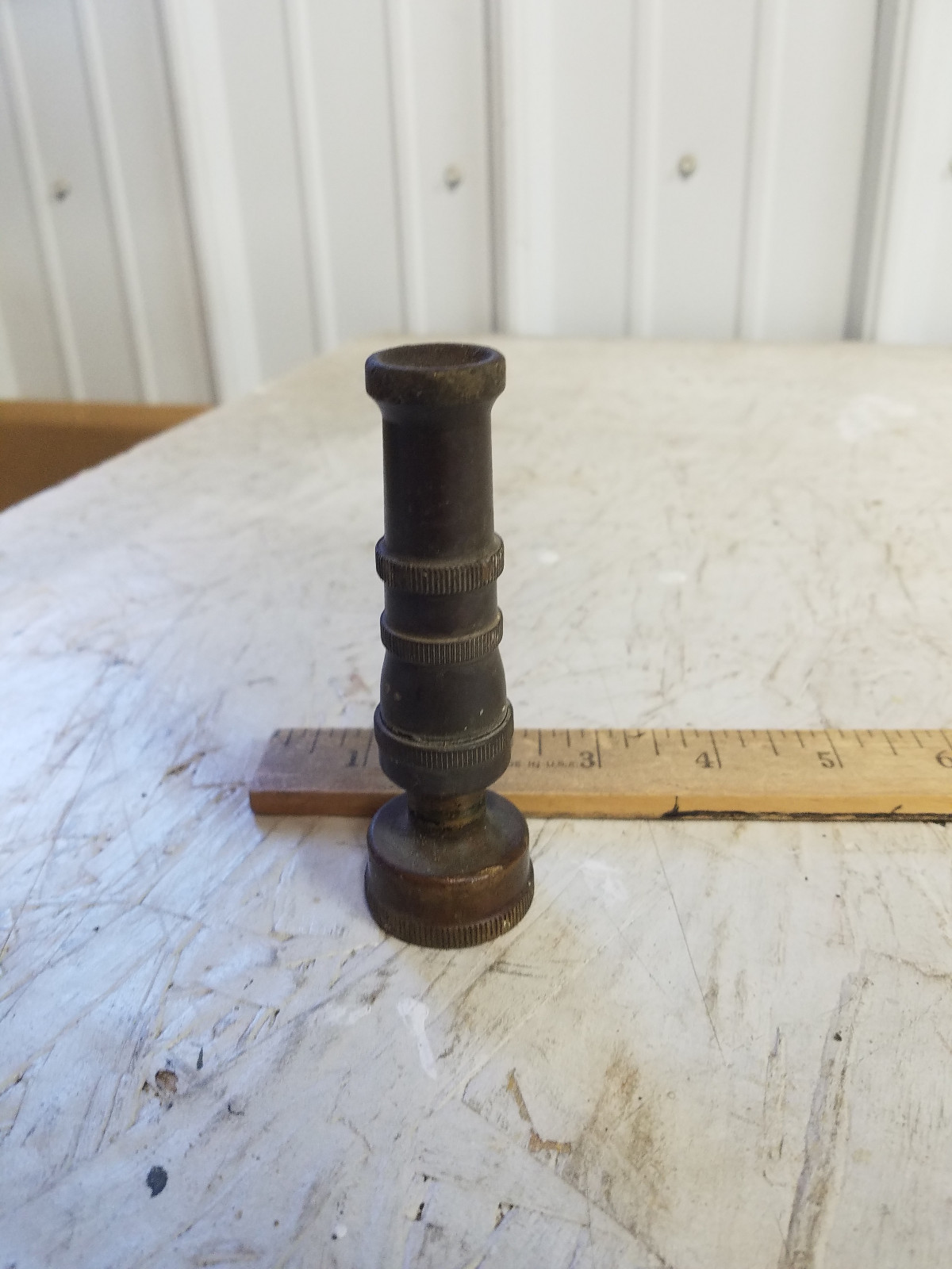 Vintage solid Brass Hose Water Garden Nozzles Steampunk