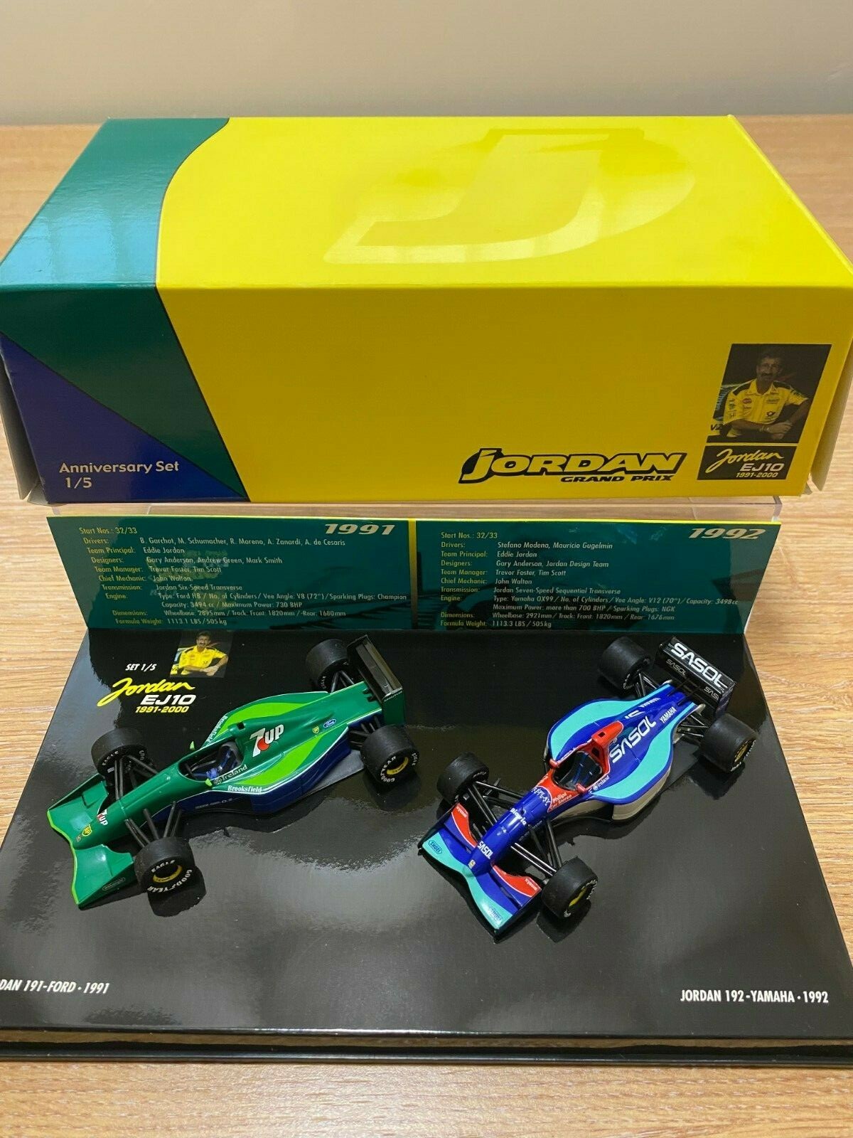 ミニチャンプスF1 1/43 JORDAN1991&JORDAN2005