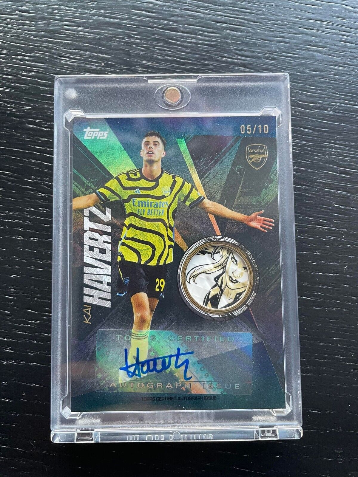 23-24 Topps Arsenal Team Set /10 Kai Havertz Auto Relic 23-24 Topps Arsenal Team Set /10 Kai Havertz Auto Relic