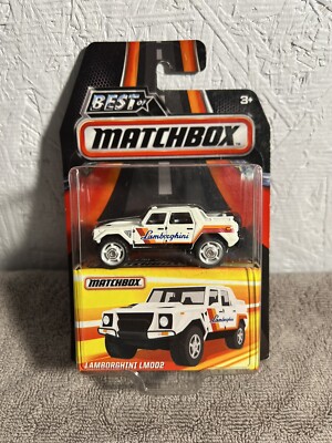 LAMBORGHINI LM002 - MB956 White - Best of Matchbox 1:64 MBX RUBBER TIRES
