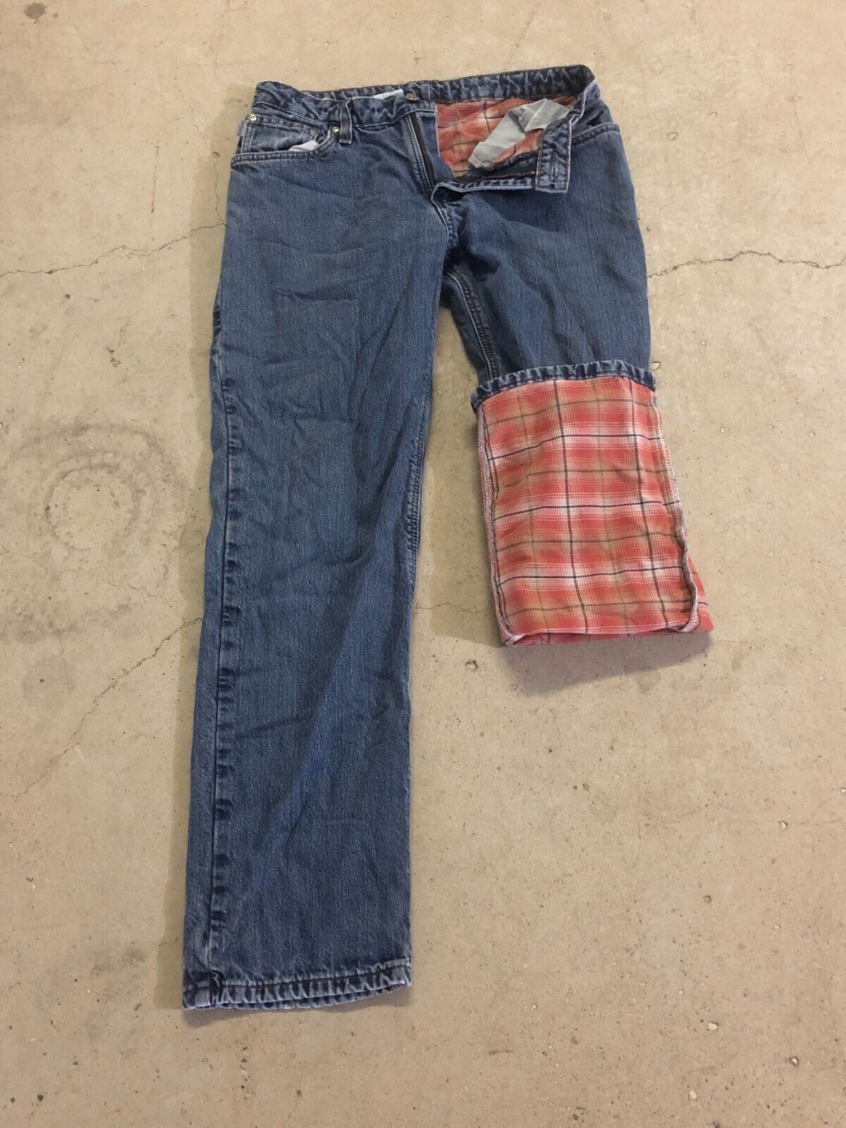 WOMENS 15 x 32 - Vtg Carhartt WB172 Denim Flannel Lined WOMENS 15 x 32 - Vtg Carhartt WB172 Denim Flannel Lined