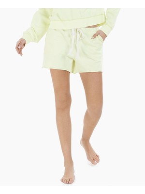 JENNI Intimates Желтая трикотажная пижама с карманами и шортами для сна Juniors S