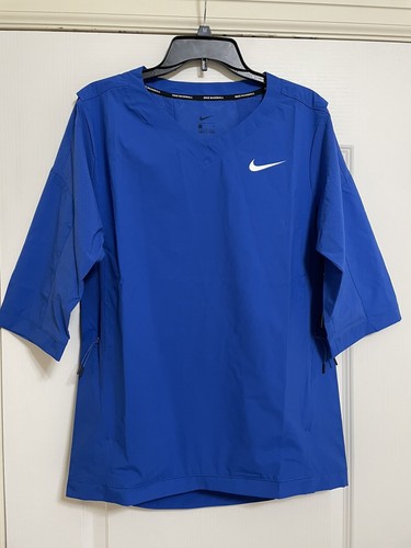 nike authentic collection short sleeve hot pullover jacket