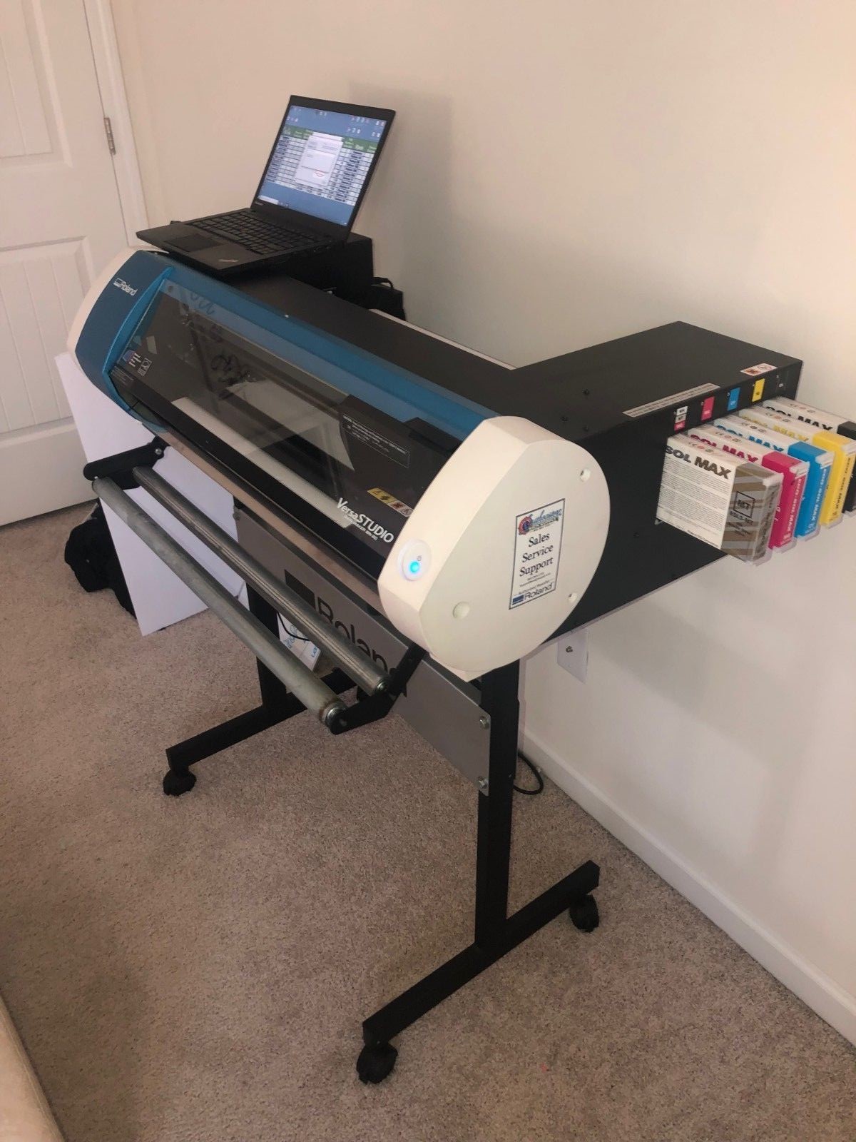 Roland BN-20 Printer Cutter with Stand