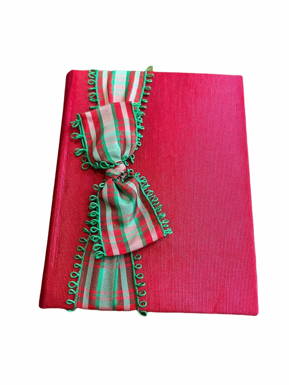 Trends Photo Album Brag Book Red Green Red Ribbon 36 4x6 photo...