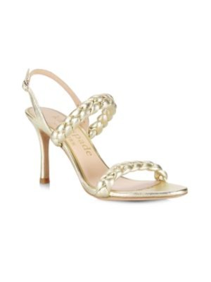 

KATE SPADE NEW YORK Женские золотые шафрановые босоножки с открытой пяткой на шпильке, Золотой, K8279